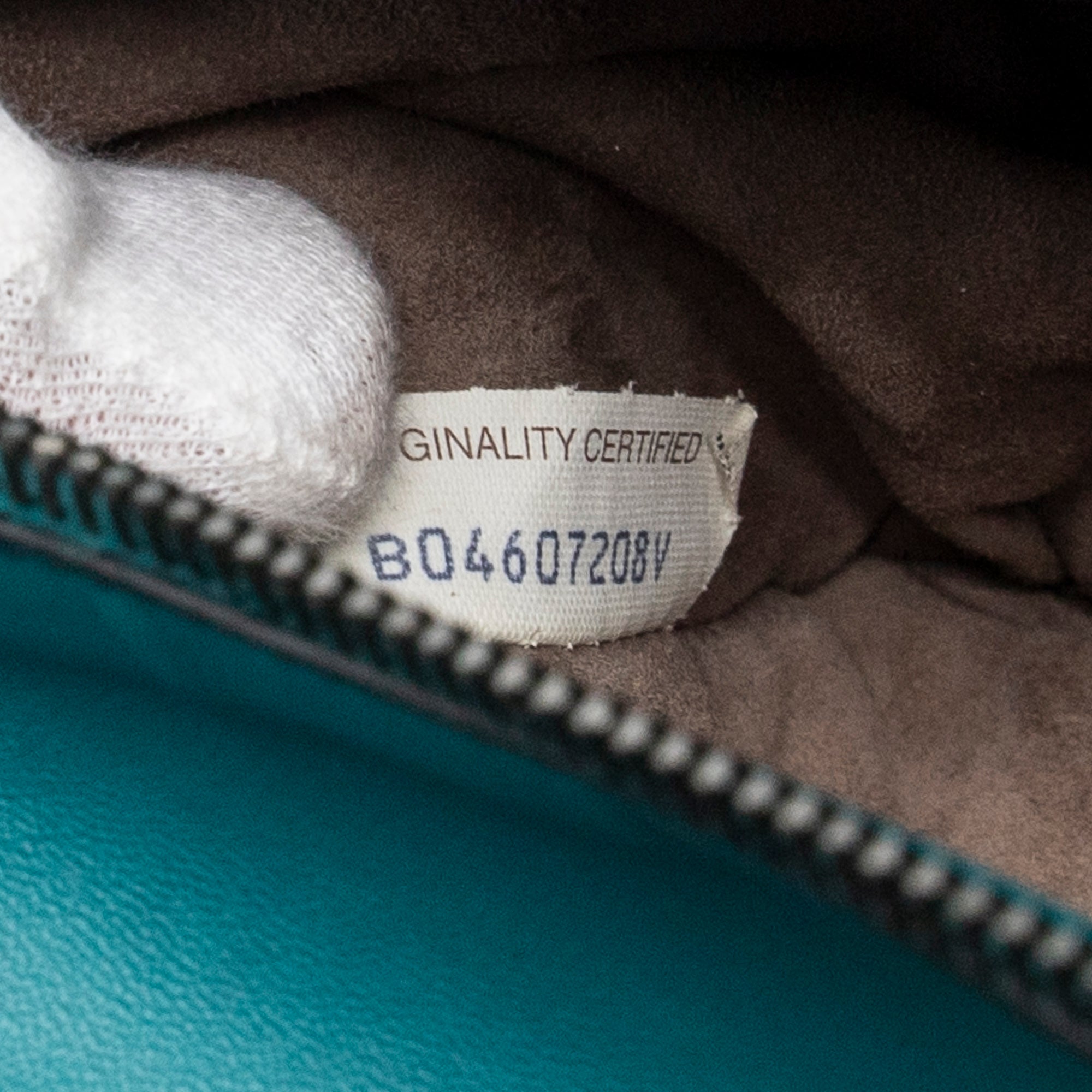 Shoulder Bag Chain Shoulder Bag Teal Intrecciato Leather