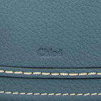 Handbag Small Marcie Basket Blue Woven Raffia Canvas