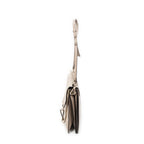 Shoulder Bag Medium Faye Grey Calfskin Leather