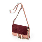 Shoulder Bag Small Faye Pink Calfskin Leather