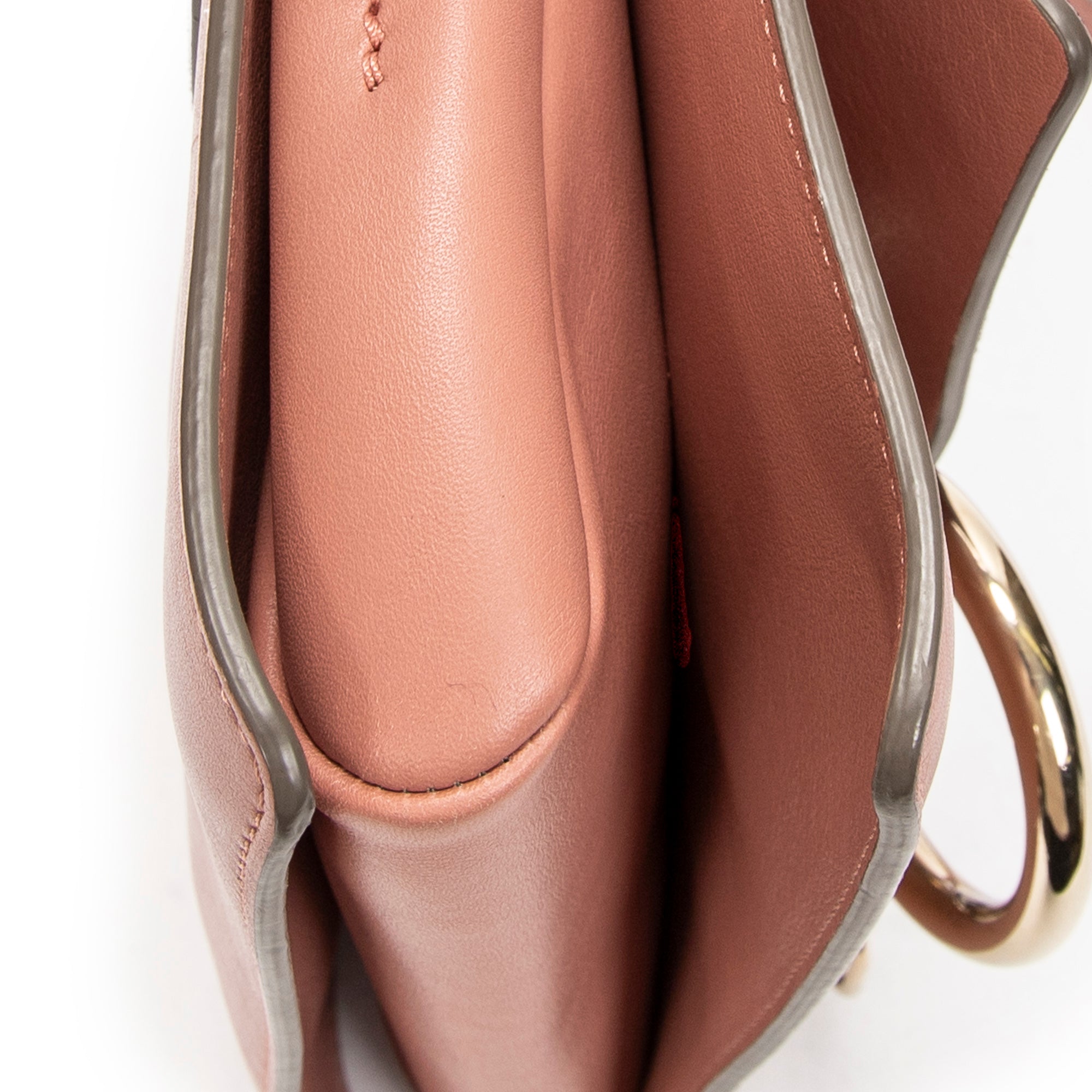 Shoulder Bag Small Faye Pink Calfskin Leather