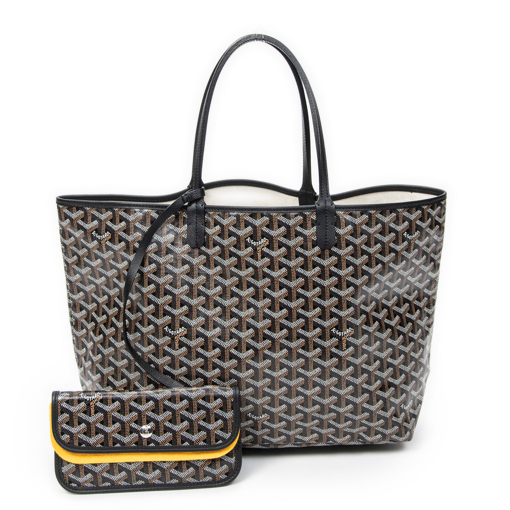 Shoulder Bag Saint Louis PM Black Goyardine Coated Canvas