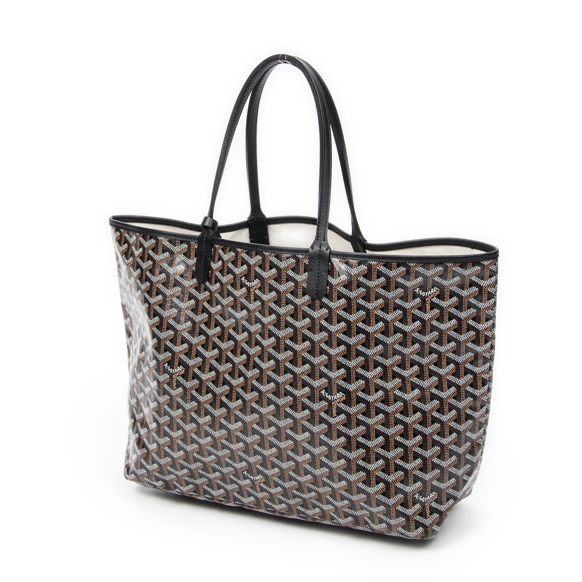 Shoulder Bag Saint Louis PM Black Goyardine Coated Canvas