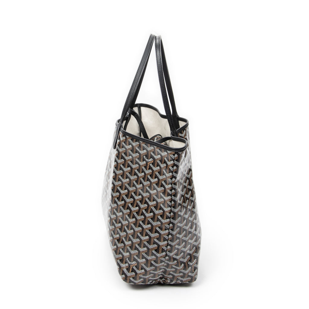 Shoulder Bag Saint Louis PM Black Goyardine Coated Canvas