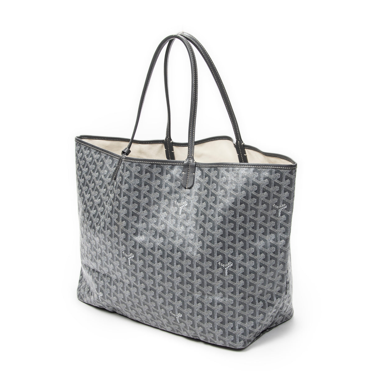 Shoulder Bag Saint Louis GM Grey Goyardine Coated Canvas
