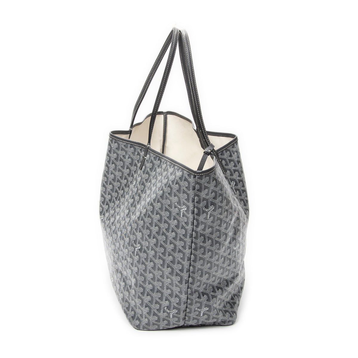 Shoulder Bag Saint Louis GM Grey Goyardine Coated Canvas