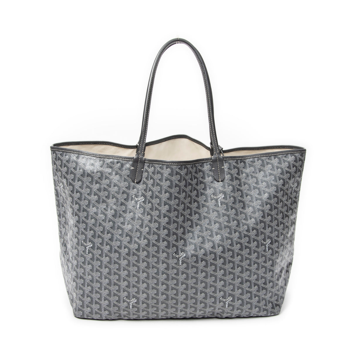 Shoulder Bag Saint Louis GM Grey Goyardine Coated Canvas