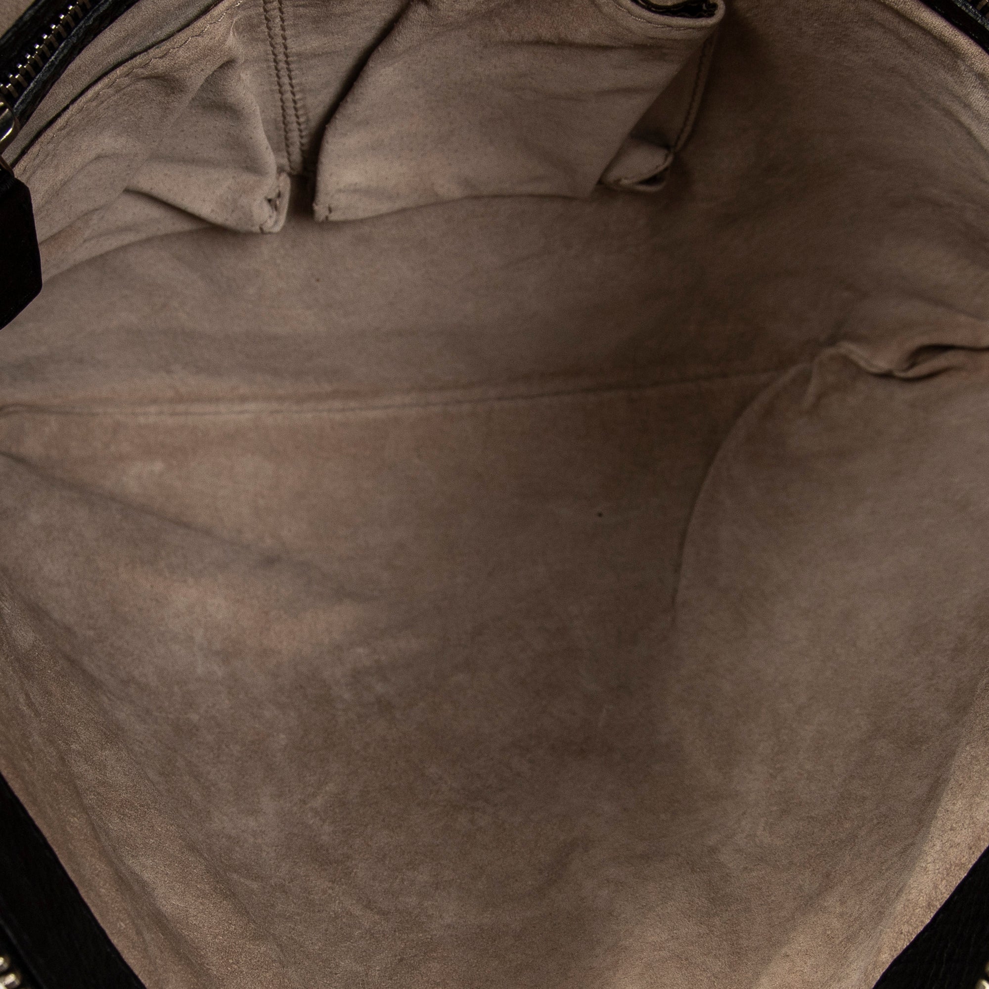 Shoulder Bag Large Messenger Black Grained Calfskin Leather