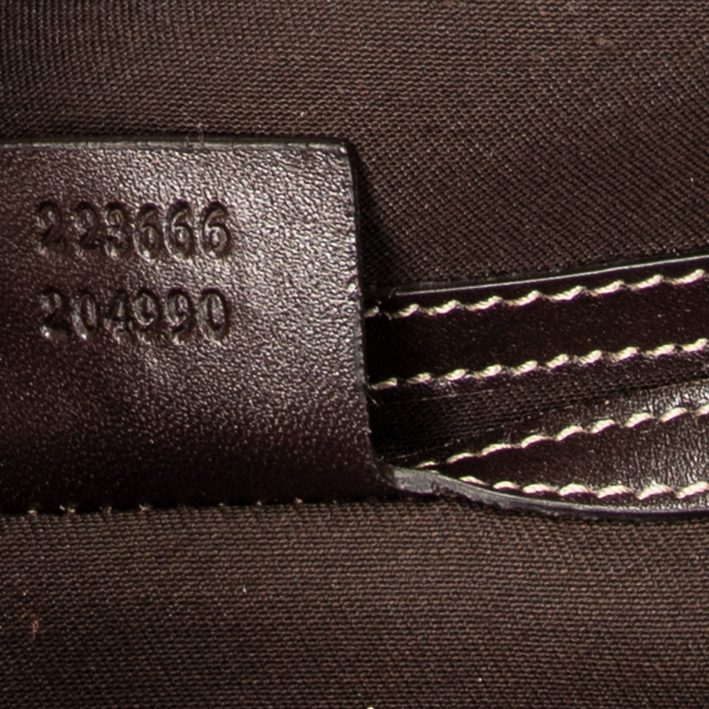 Shoulder Bag Small Flap Messenger Brown Supreme Coated Canvas