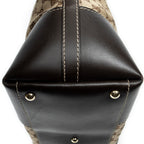 Shoulder Bag Large Lovely Tote Brown Monogrammed Canvas