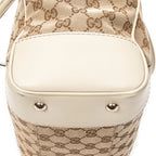 Handbag Web Mayfair Tote Beige Monogrammed Canvas