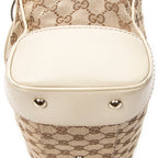 Handbag Web Mayfair Tote Beige Monogrammed Canvas