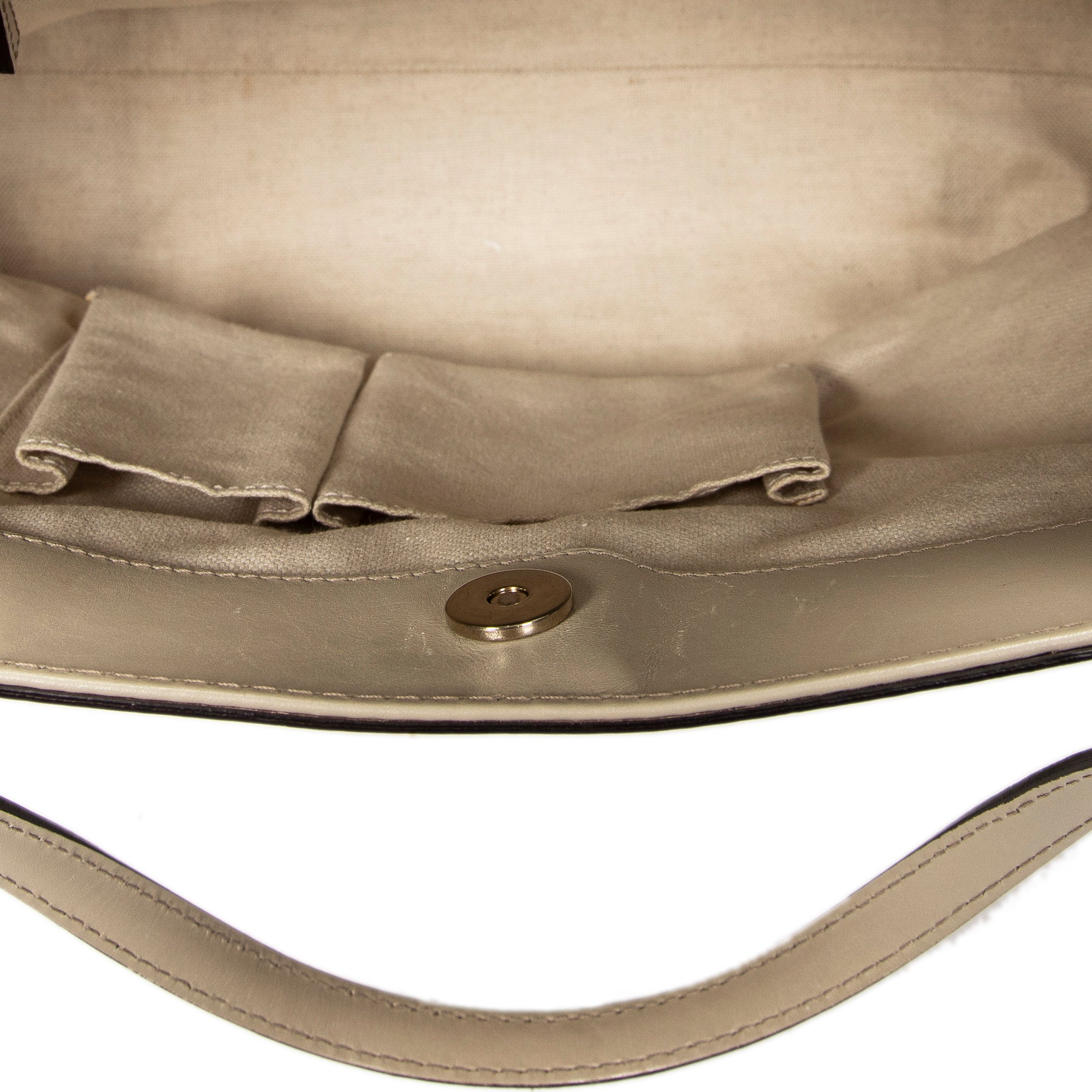Handbag Web Mayfair Tote Beige Monogrammed Canvas