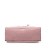 Shoulder Bag Medium Bamboo Daily Top Handle Pink Grained Calfskin Leather