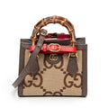 Shoulder Bag Small Diana Bamboo Tote Brown Jumbo GG Canvas