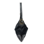 Shoulder Bag Medium Charlotte Hobo Black Monogrammed Canvas