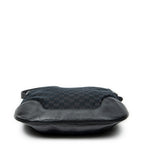 Shoulder Bag Medium Charlotte Hobo Black Monogrammed Canvas