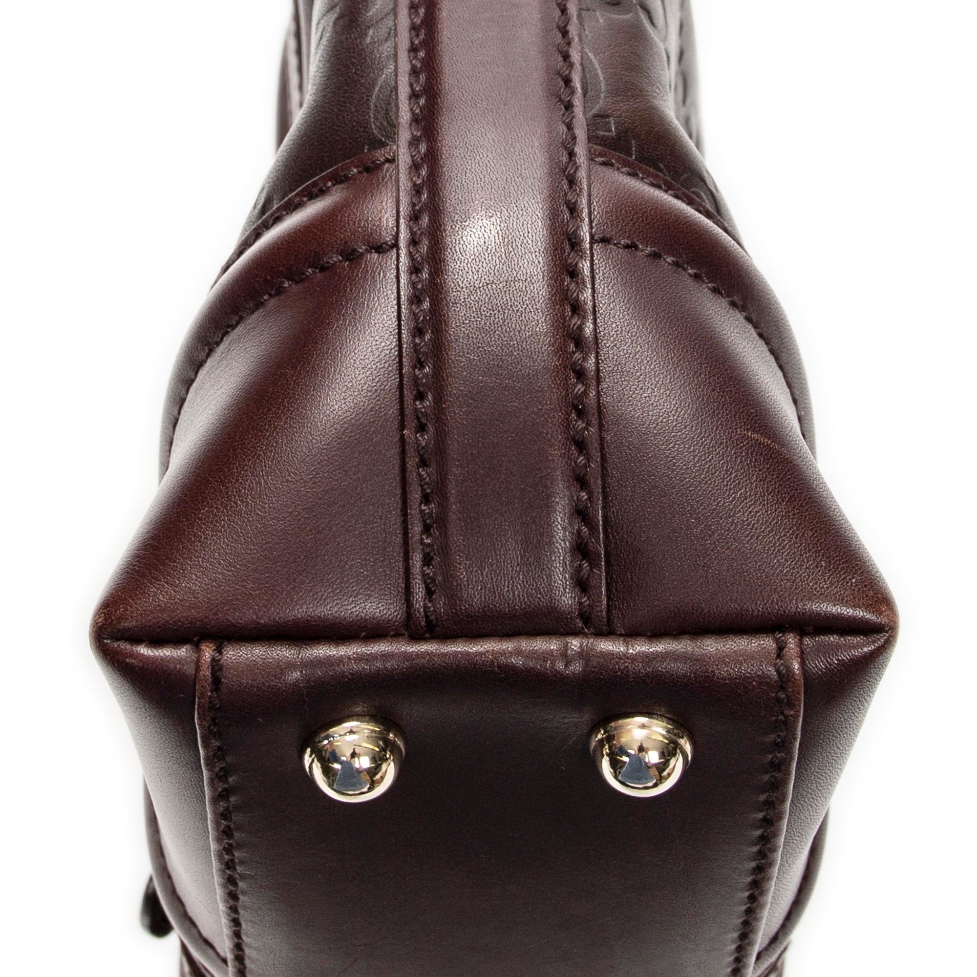 Shoulder Bag Treasure Flap Plum Guccissima Leather
