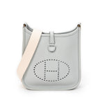 Shoulder Bag Evelyne TPM Blue Pale Togo Leather
