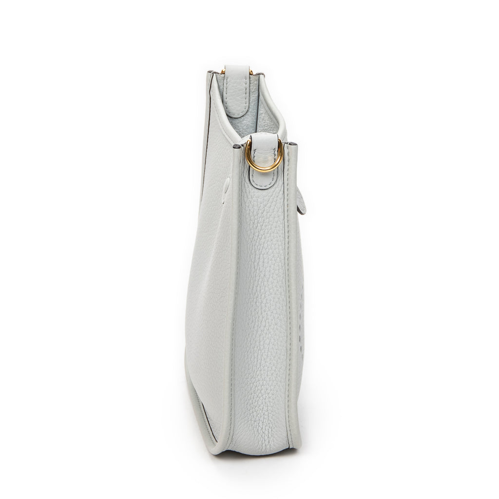 Shoulder Bag Evelyne TPM Blue Pale Togo Leather