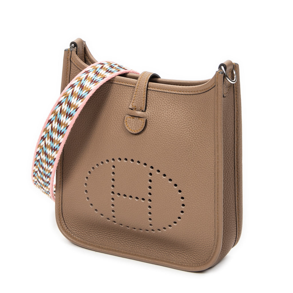 Shoulder Bag Evelyne TPM Beige de Weimar Maurice Leather