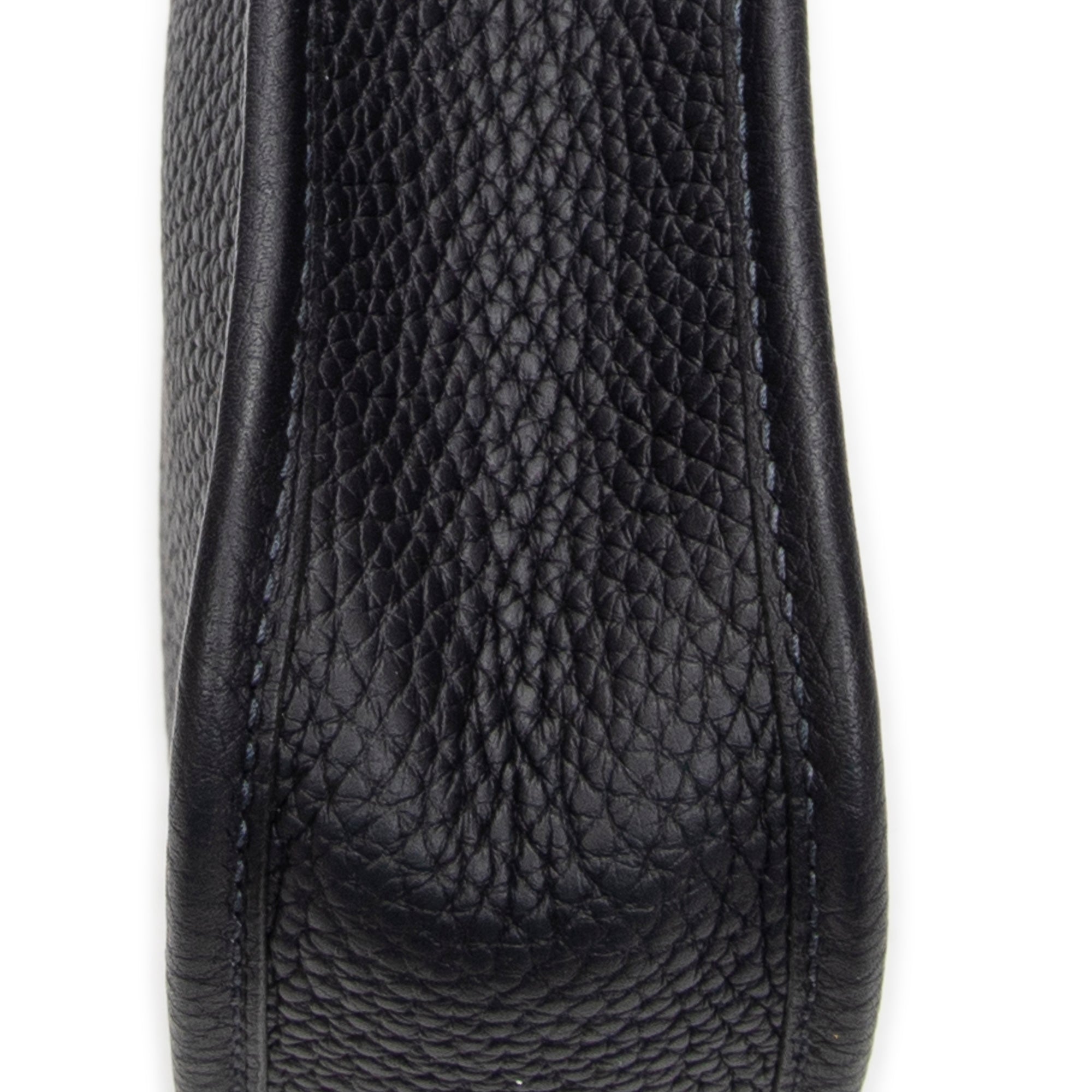 Shoulder Bag Evelyne TPM Blue Nuit Clemence Leather