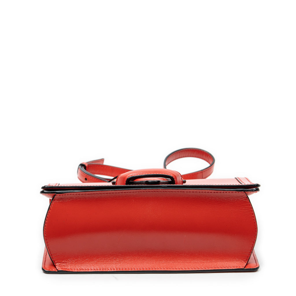 Shoulder Bag Medium Barcelona Red Calfskin Leather