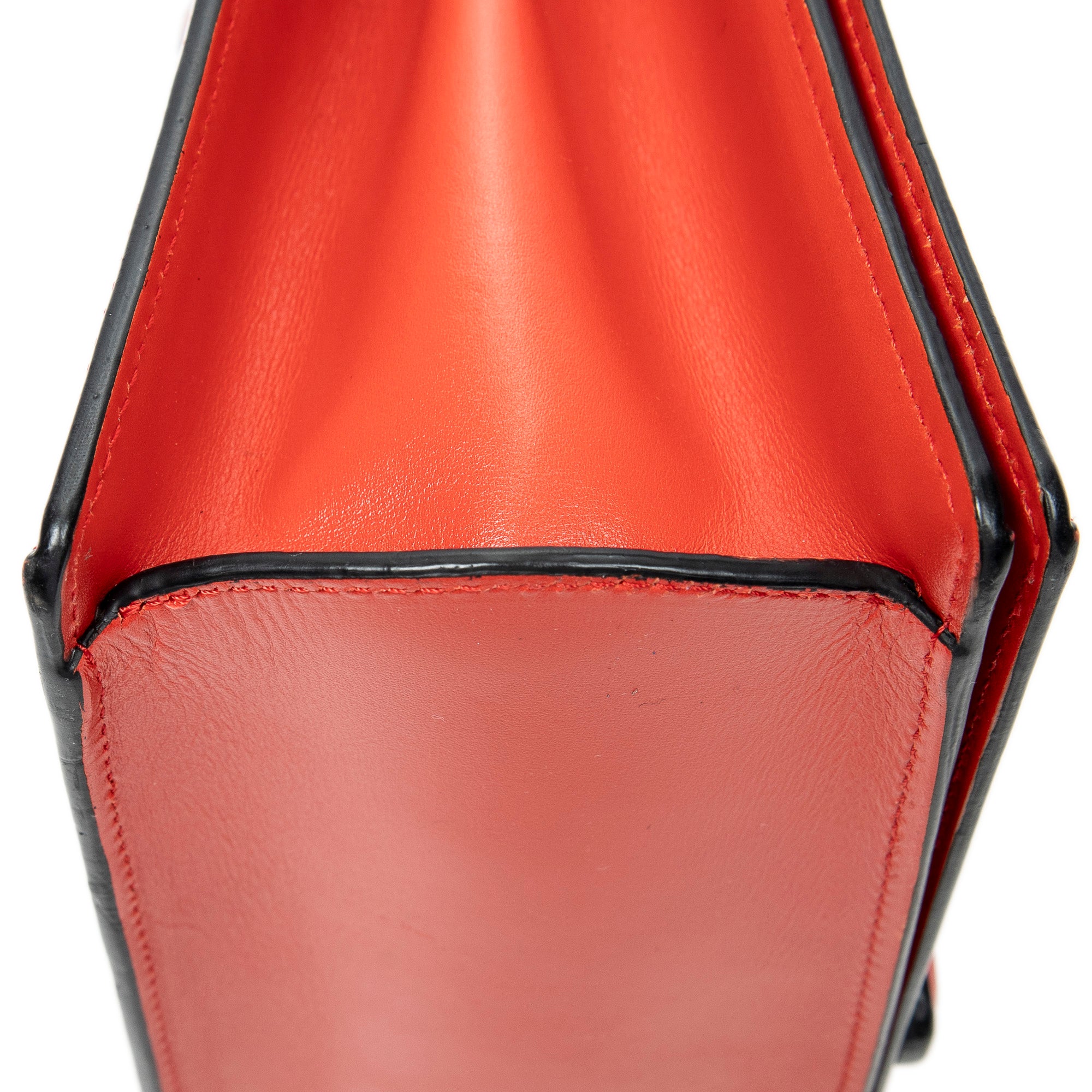 Shoulder Bag Medium Barcelona Red Calfskin Leather
