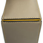 Shoulder Bag Mini Puzzle Bag Green Calfskin Leather