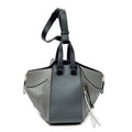 Shoulder Bag Small Hammock Grey Calfskin Leather
