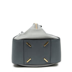 Shoulder Bag Small Hammock Grey Calfskin Leather