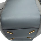 Shoulder Bag Small Hammock Grey Calfskin Leather