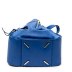 Shoulder Bag Small Hammock Blue Calfskin Leather