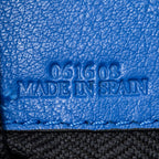Shoulder Bag Small Hammock Blue Calfskin Leather
