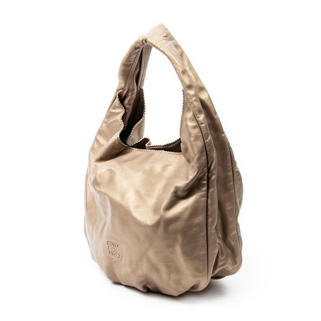 Shoulder Bag Viento Hobo Gold Calfskin Leather