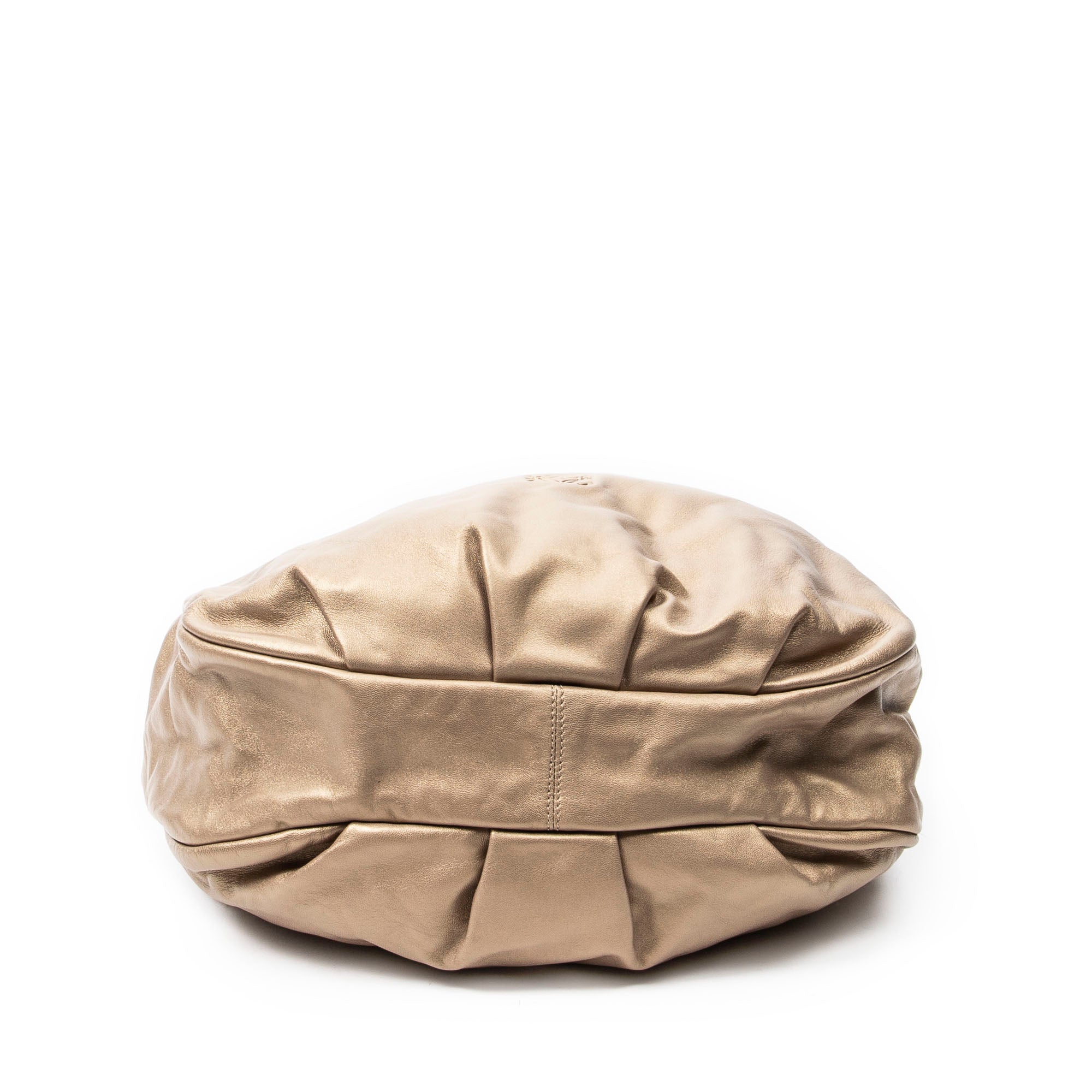 Shoulder Bag Viento Hobo Gold Calfskin Leather