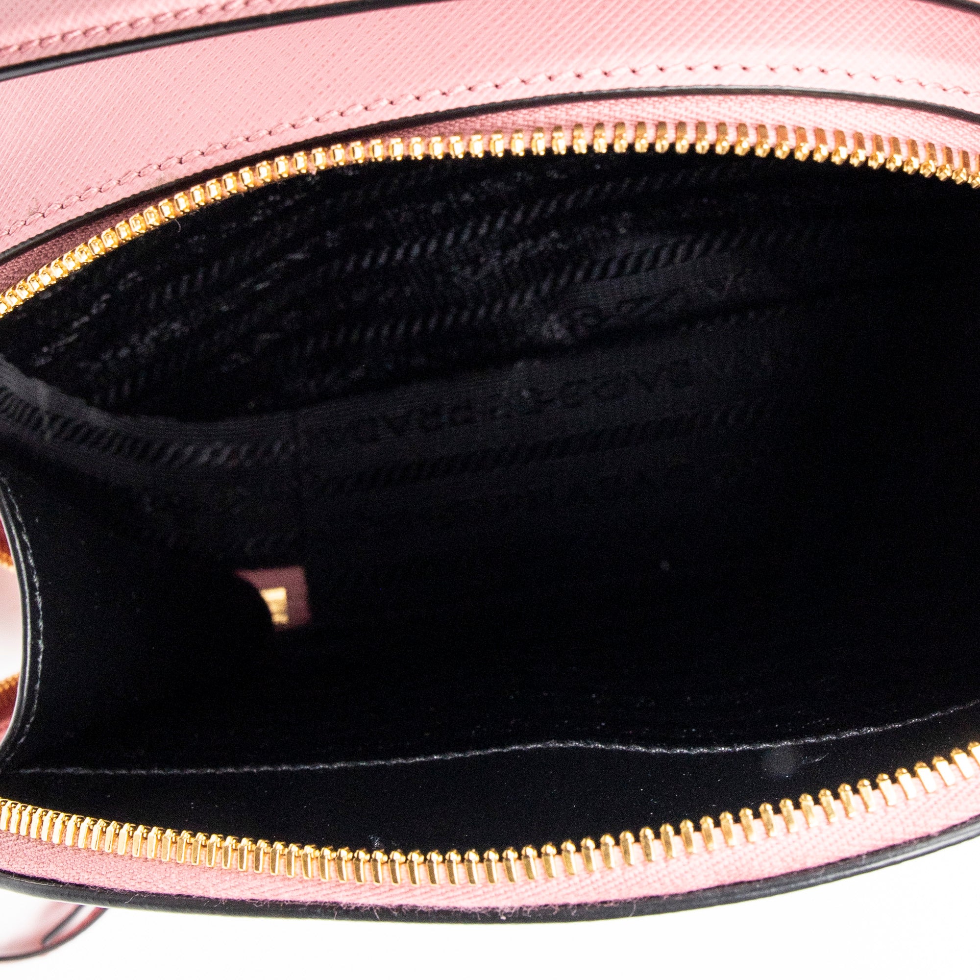 Bandolera Odette con asa superior de piel Saffiano rosa