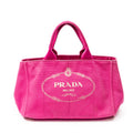 Prada - Cabas Canapa moyen - Rose