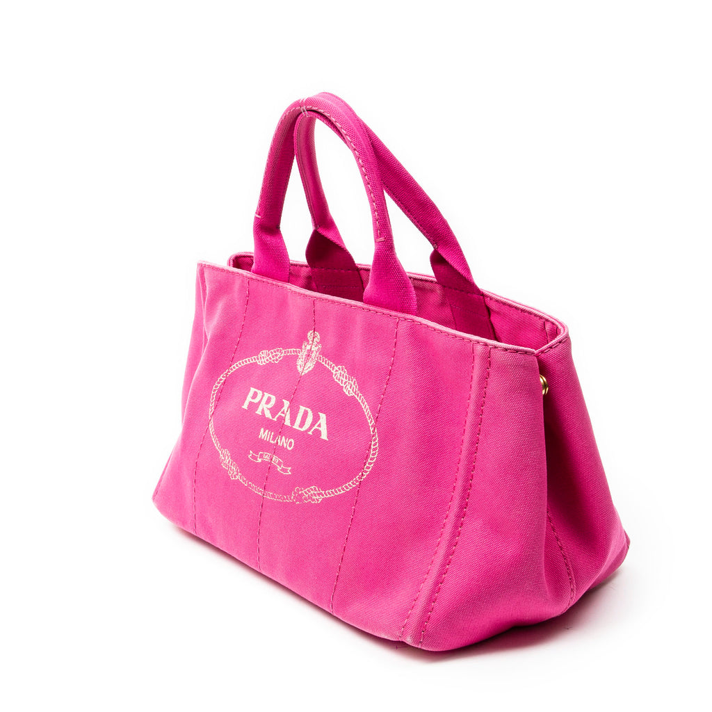 Prada - Cabas Canapa moyen - Rose