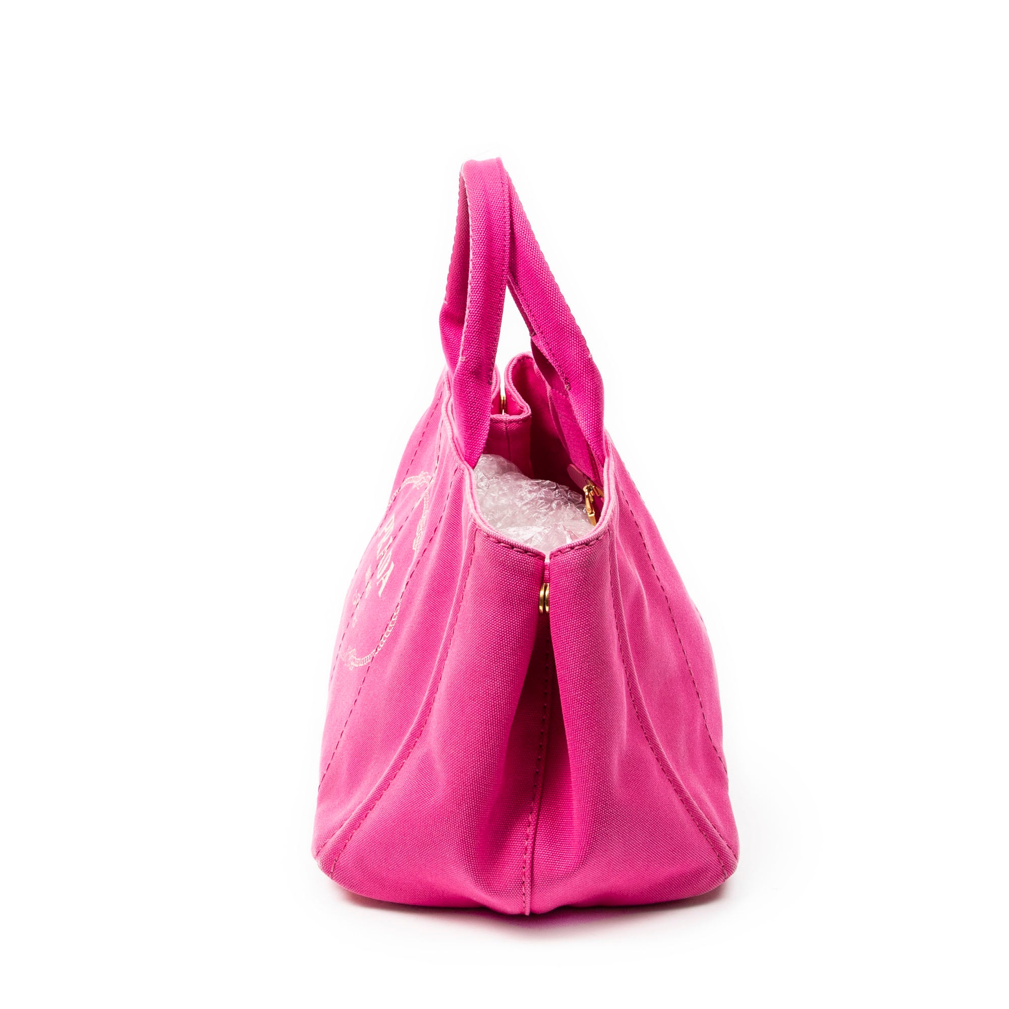 Prada - Cabas Canapa moyen - Rose