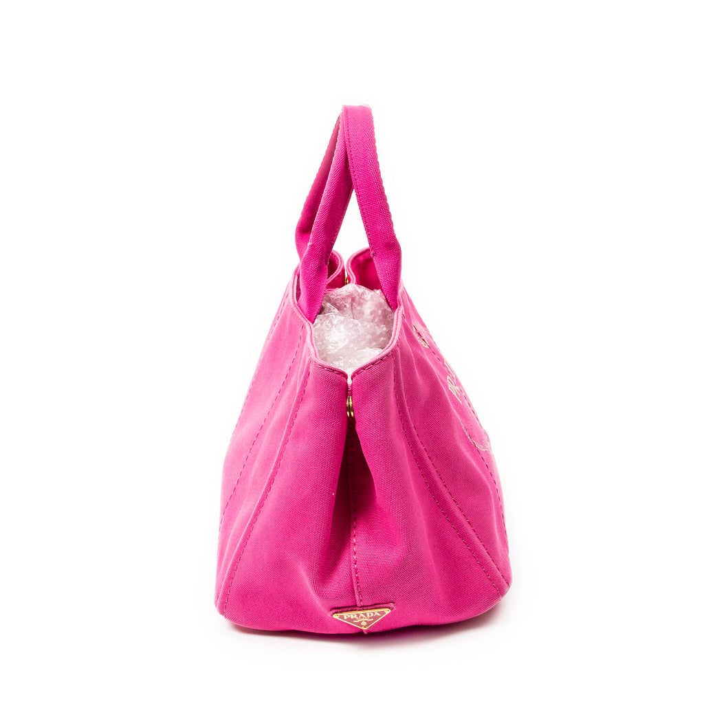 Prada - Cabas Canapa moyen - Rose