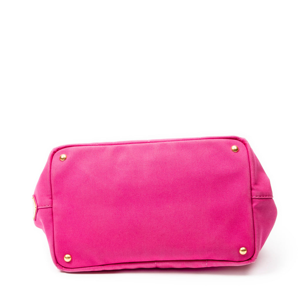 Prada - Cabas Canapa moyen - Rose