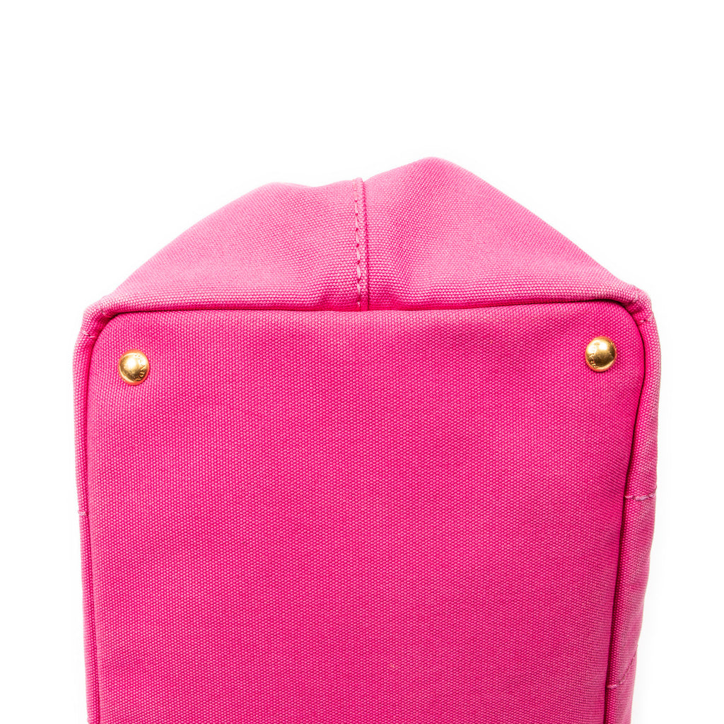 Prada - Cabas Canapa moyen - Rose