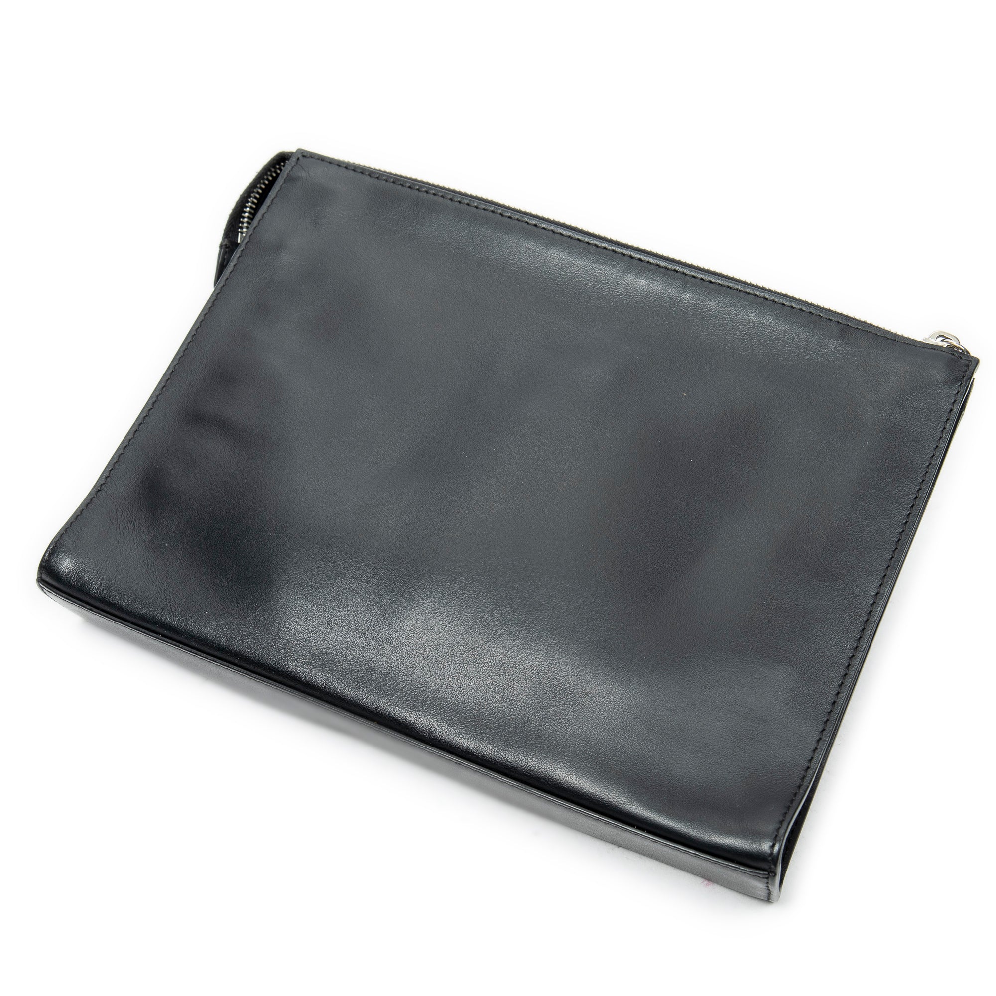 Clutch Monster Eyes Clutch Black Calfskin Leather