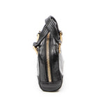 Shoulder Bag Micro Amazona Crossbody Black Calfskin Leather