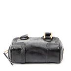 Shoulder Bag Micro Amazona Crossbody Black Calfskin Leather