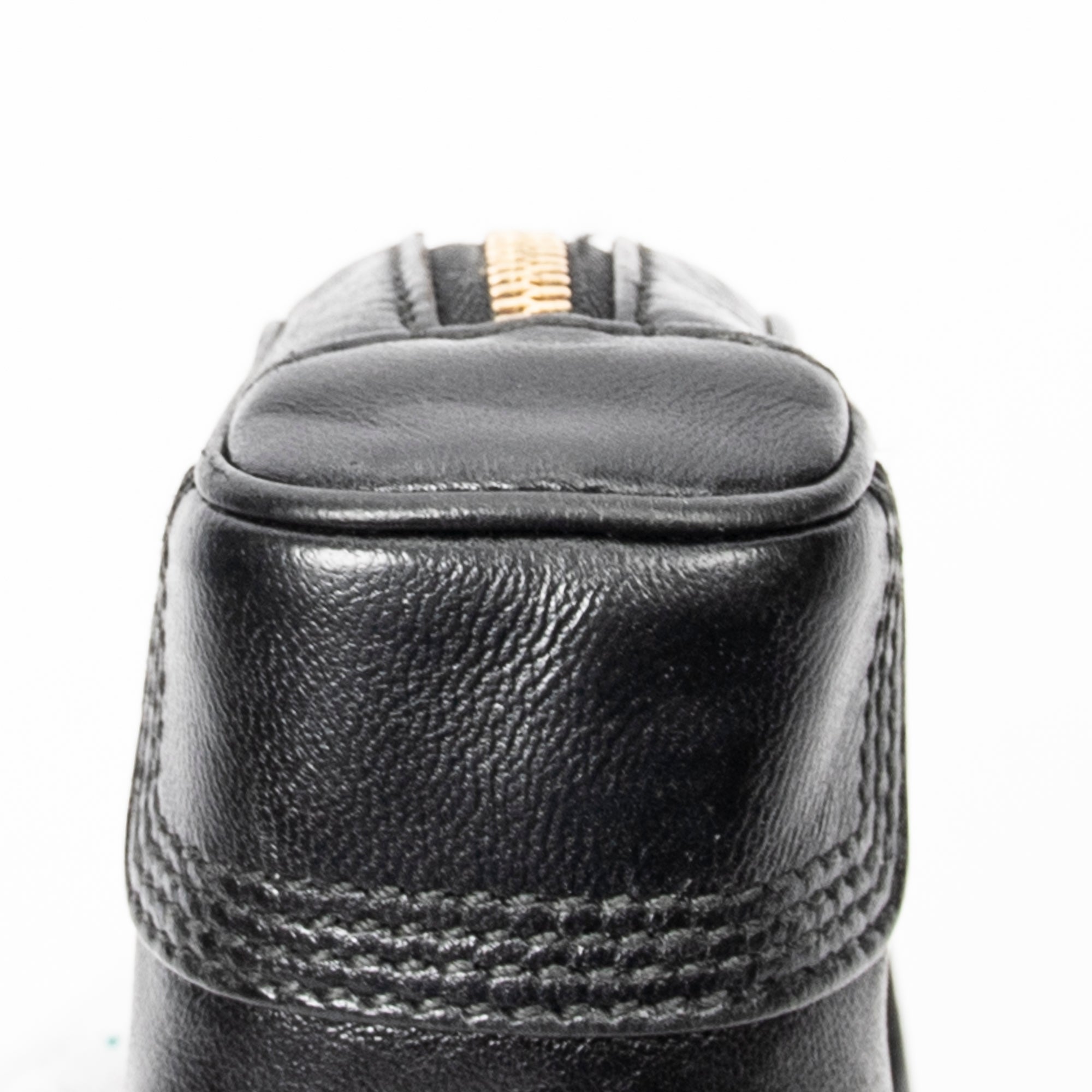 Shoulder Bag Micro Amazona Crossbody Black Calfskin Leather