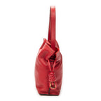 Shoulder Bag Small Flamenco Knot Red Calfskin Leather