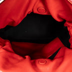 Shoulder Bag Small Flamenco Knot Red Calfskin Leather