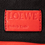 Shoulder Bag Small Flamenco Knot Red Calfskin Leather